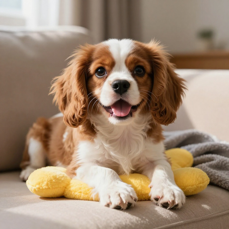 Happy pet with journal